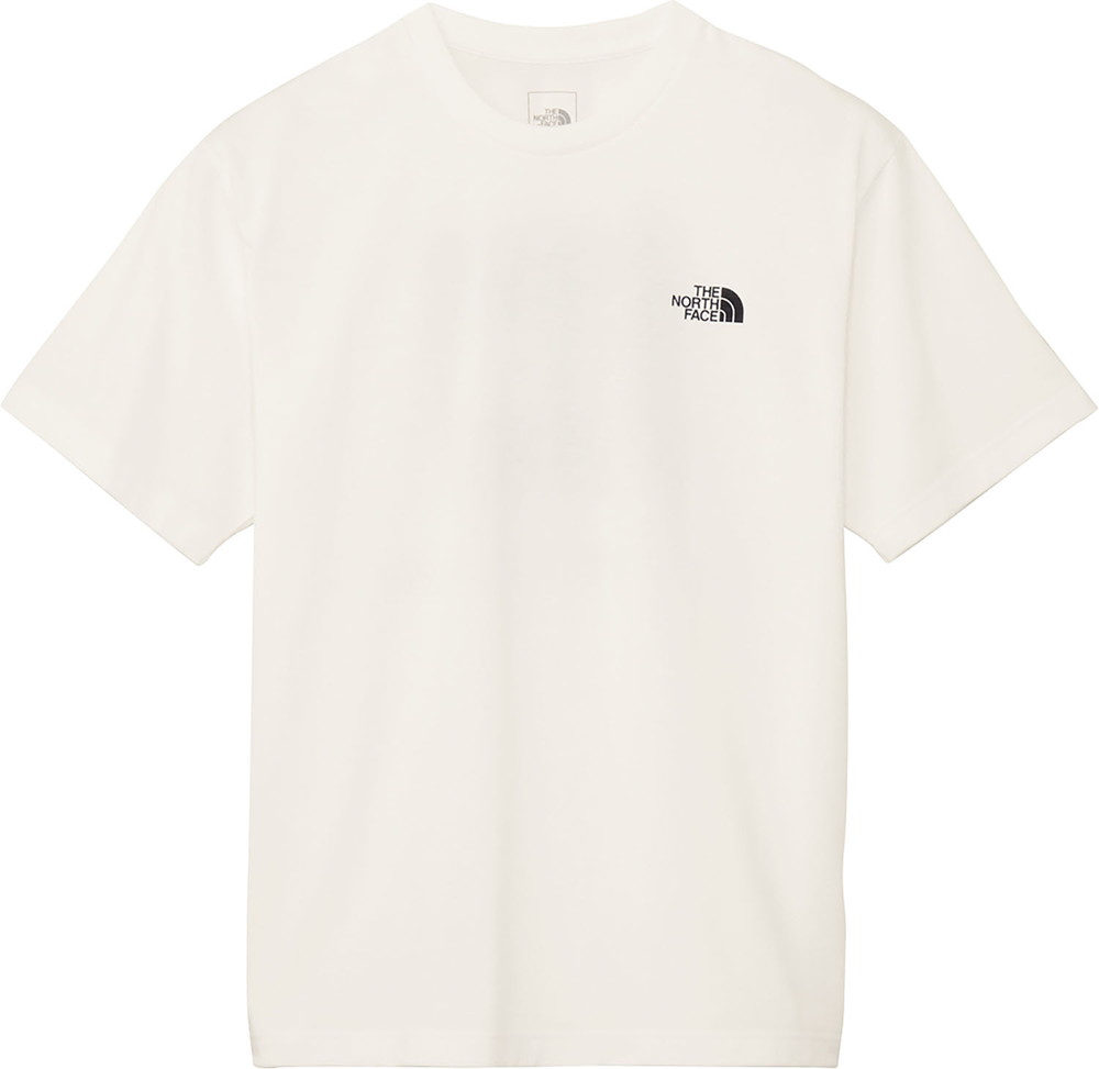 メンズ レディース 半袖Tシャツ 半袖シャツ ショートスリーブバックスクエアトラバースロゴティー NT32543