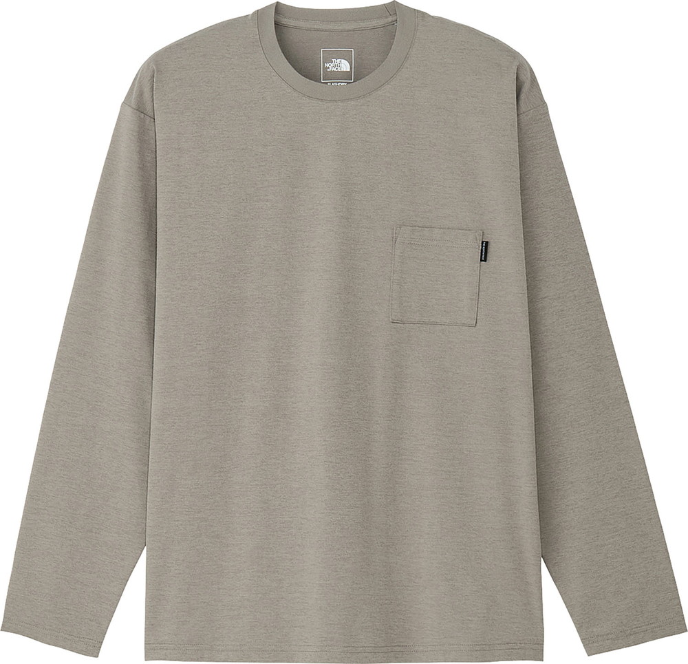 メンズ 長袖Tシャツ 長袖シャツ ロングスリーブエアリーポケットティー NT32630