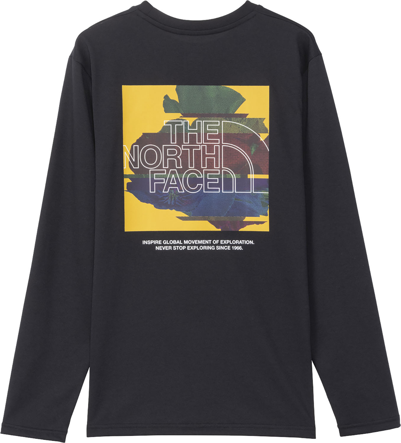 THE NORTH FACE ロングスリーブデジタルボックスロゴティー ロングスリーブ ロンT 長袖 クルーネック アウトドア カジュアル タウンユース NT82488