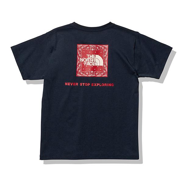 THE NORTH FACE ノースフェイス レディース TシャツW'sショートスリーブバンダナスクエアロゴティー 半袖 NTW32349