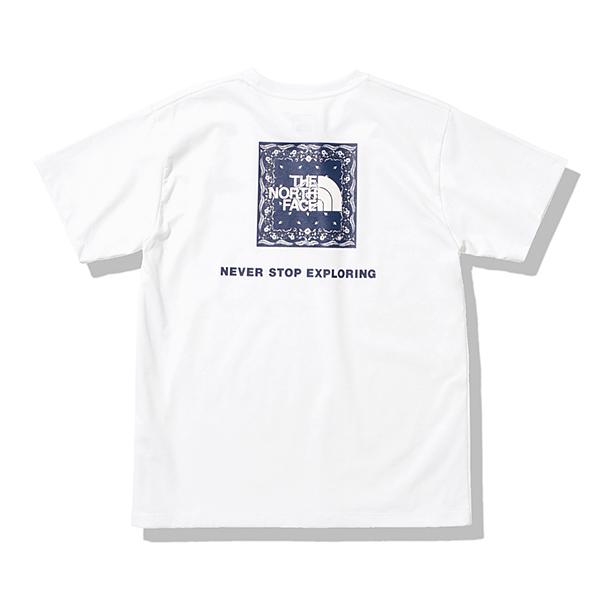 THE NORTH FACE ノースフェイス レディース TシャツW'sショートスリーブバンダナスクエアロゴティー 半袖 NTW32349
