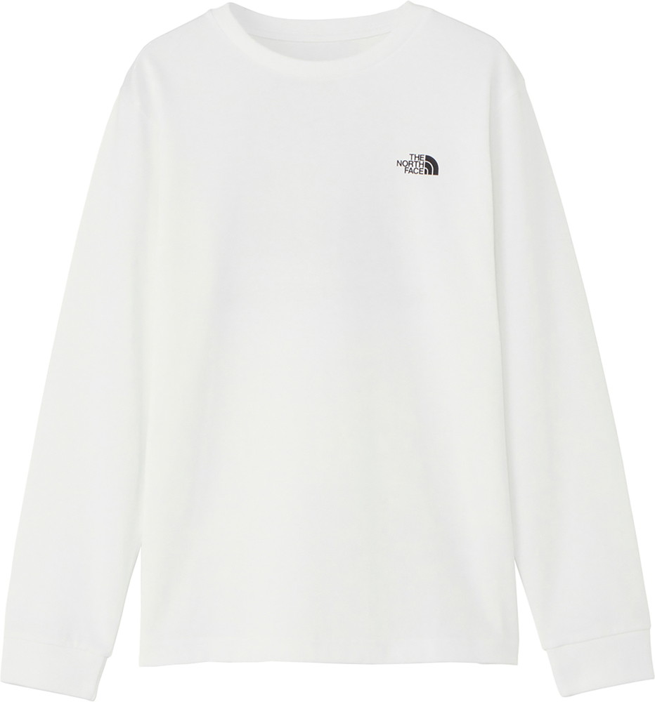 レディース 長袖Tシャツ 長袖シャツ ロングスリーブバックスクエアロゴティー NTW32442