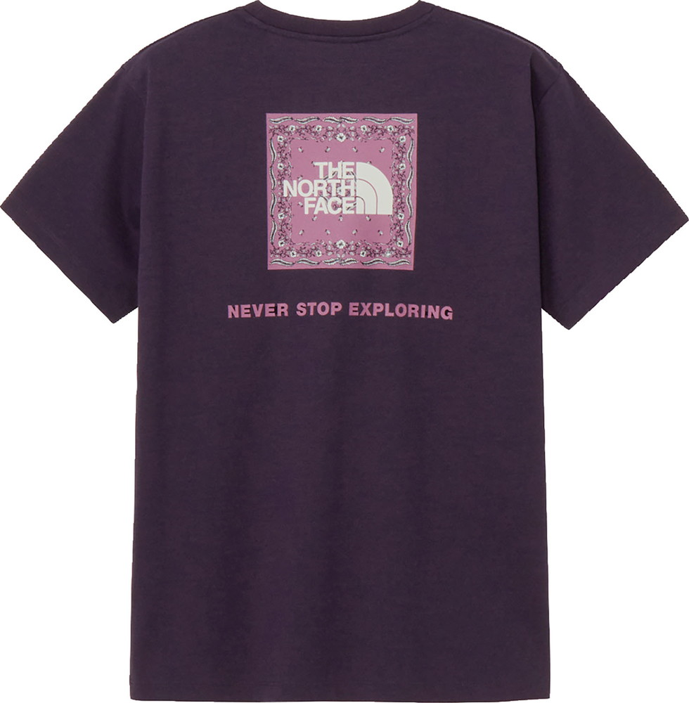 レディース 半袖Tシャツ 半袖シャツ ショートスリーブバンダナスクエアロゴティー NTW32446