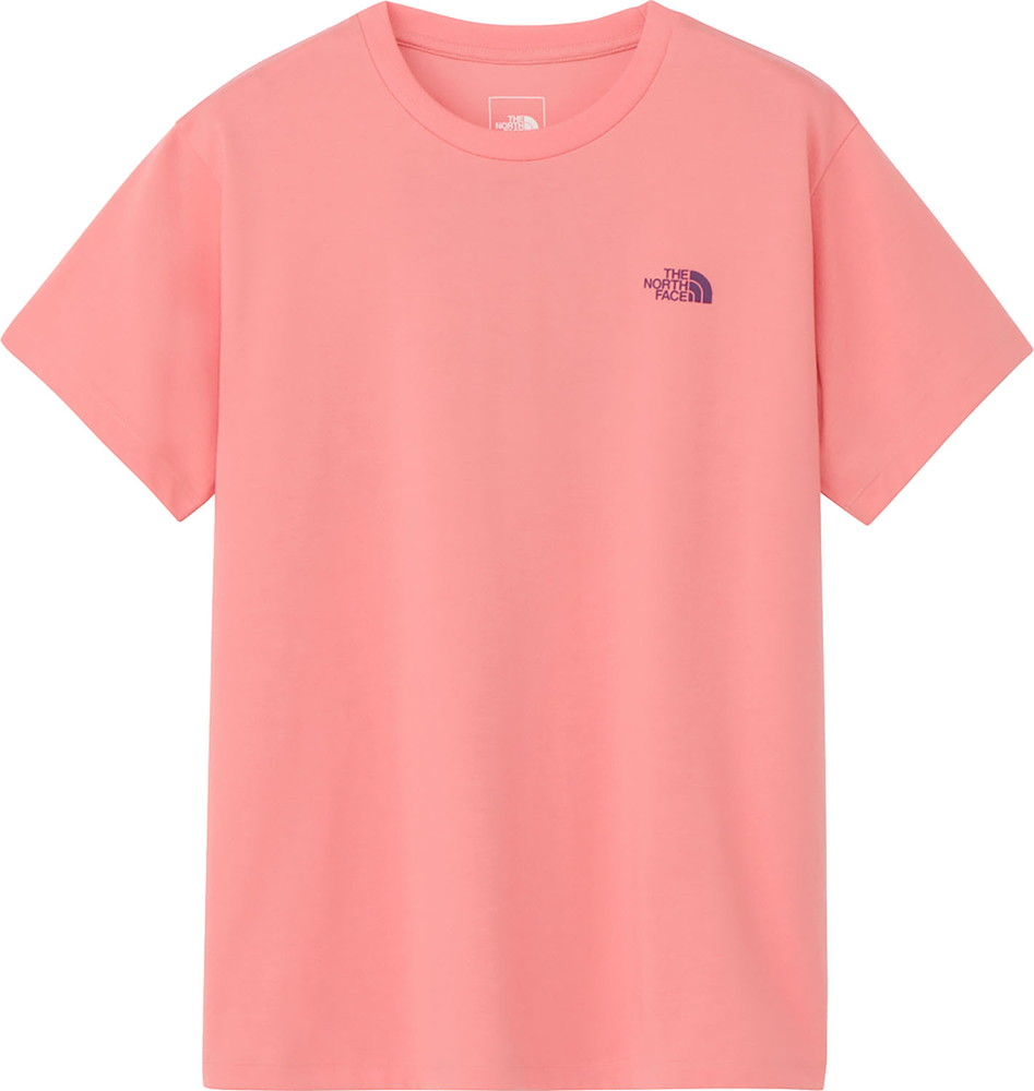 レディース 半袖Tシャツ 半袖シャツ ショートスリーブバックスクエアロゴティー NTW32447