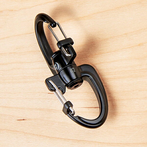 ナイトアイズ エスビナー360°スライドロックカラビナー#2 アクセサリカラビナ 46637