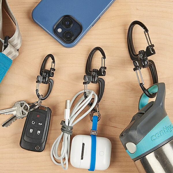 ナイトアイズ エスビナー360°スライドロックカラビナー#2 アクセサリカラビナ 46637