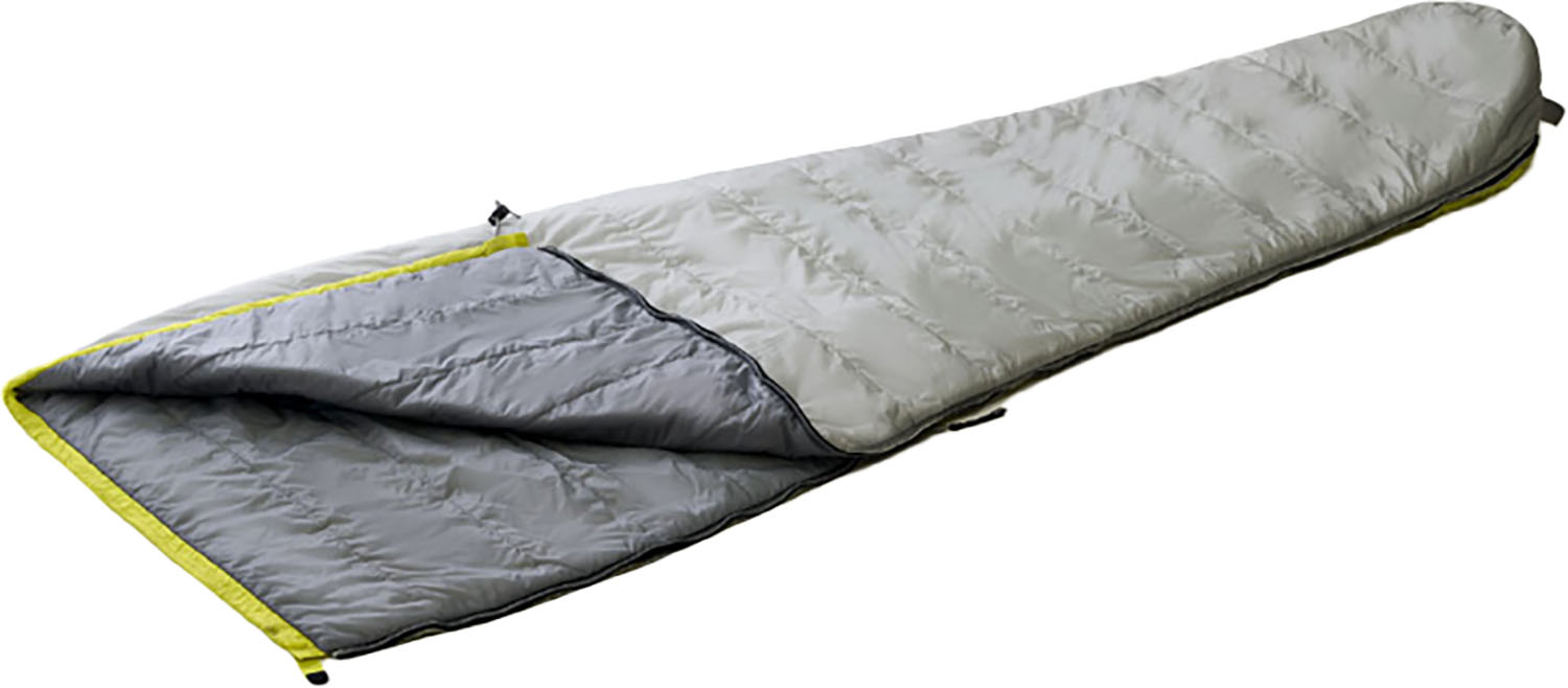 ISUKA アルファライト フードレス シュラフ 寝袋 スリーピングバッグ マミー型 軽量 登山 アウトドア キャンプ ツーリング コンパクト 化繊 ダブル構造 瓦ぶき構造 車中泊 防災 災害対策 1055
