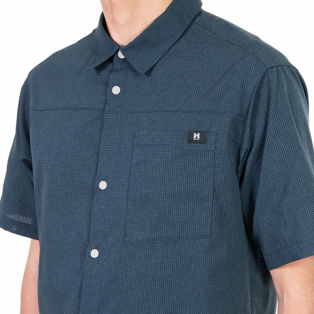 MILLET メンズ 半袖ボタンシャツ 半袖シャツ アルピ シャツ II ショートスリーブ MIV02078