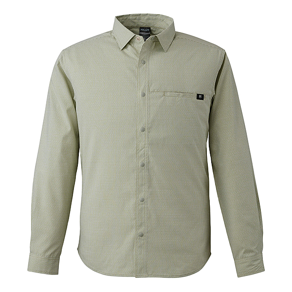 ミレー インセクトバリヤーロングスリーブチェックシャツ メンズ 長袖 ボタンシャツ MIV02079