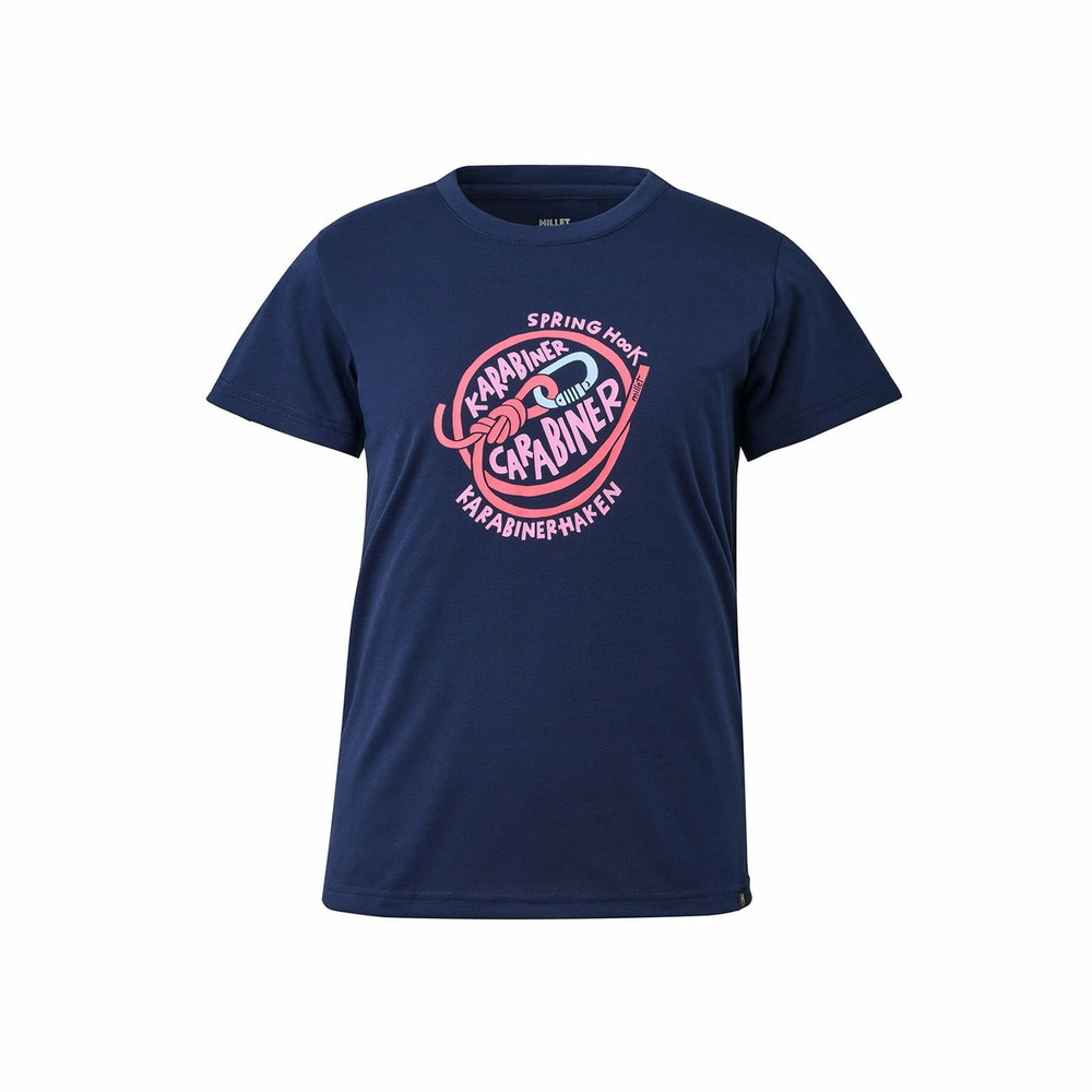 MILLET レディース 半袖Tシャツ 半袖シャツ カラビナ Tシャツ ショートスリーブ MIV02094