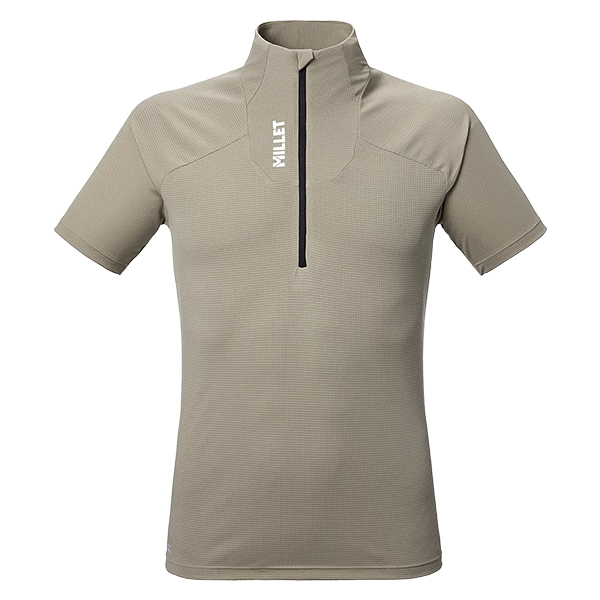 MILLET（ミレー） 特価 カメットジップショートスリーブTシャツ メンズ