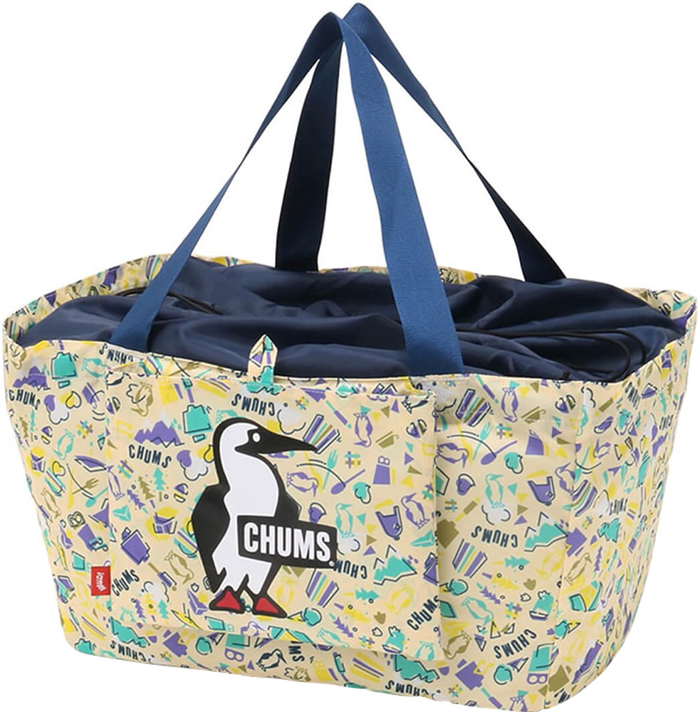 チャムス レジカゴエコバッグ エコバッグ レジかご Eco Bag バッグ 鞄 軽量 買い物 収納 コンパクト ポケット付き かわいい CH603055 Z191