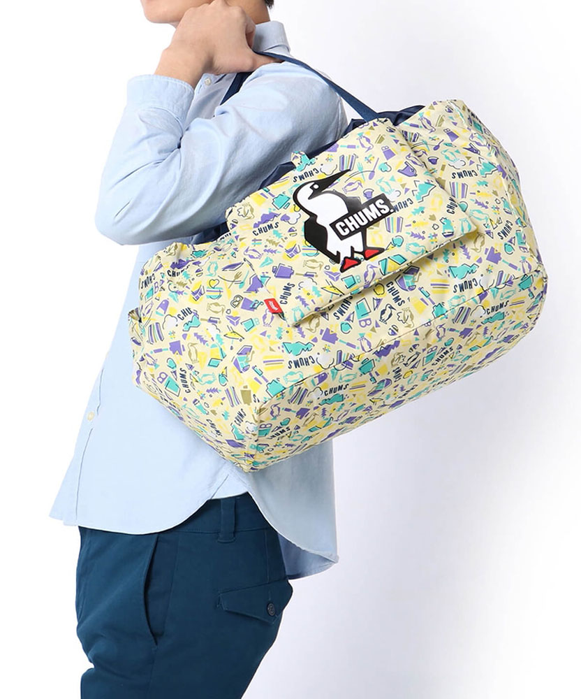 チャムス レジカゴエコバッグ エコバッグ レジかご Eco Bag バッグ 鞄 軽量 買い物 収納 コンパクト ポケット付き かわいい CH603055 Z191
