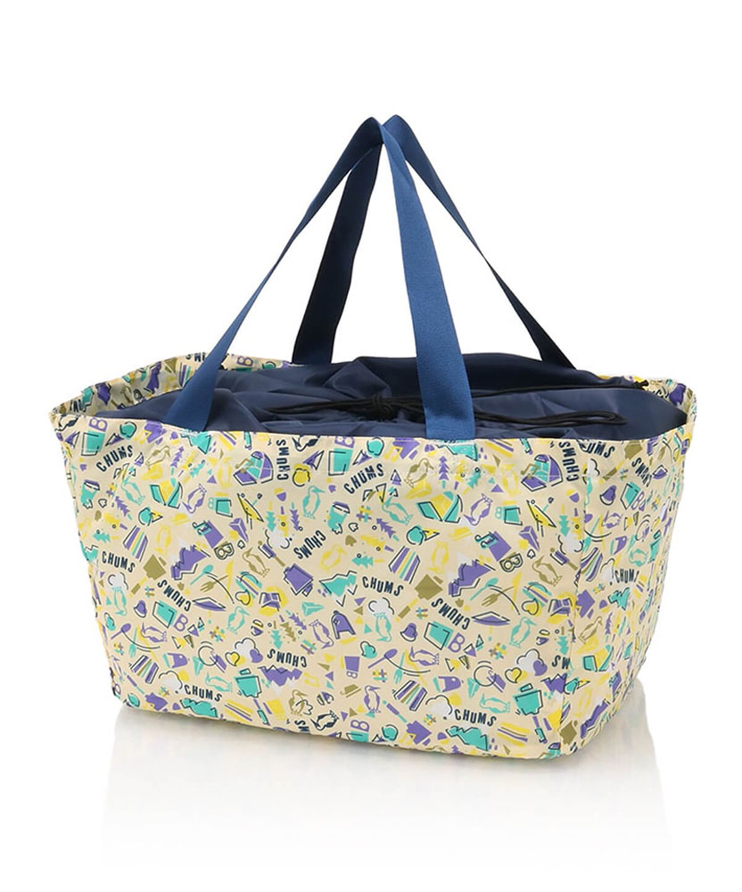 チャムス レジカゴエコバッグ エコバッグ レジかご Eco Bag バッグ 鞄 軽量 買い物 収納 コンパクト ポケット付き かわいい CH603055 Z191