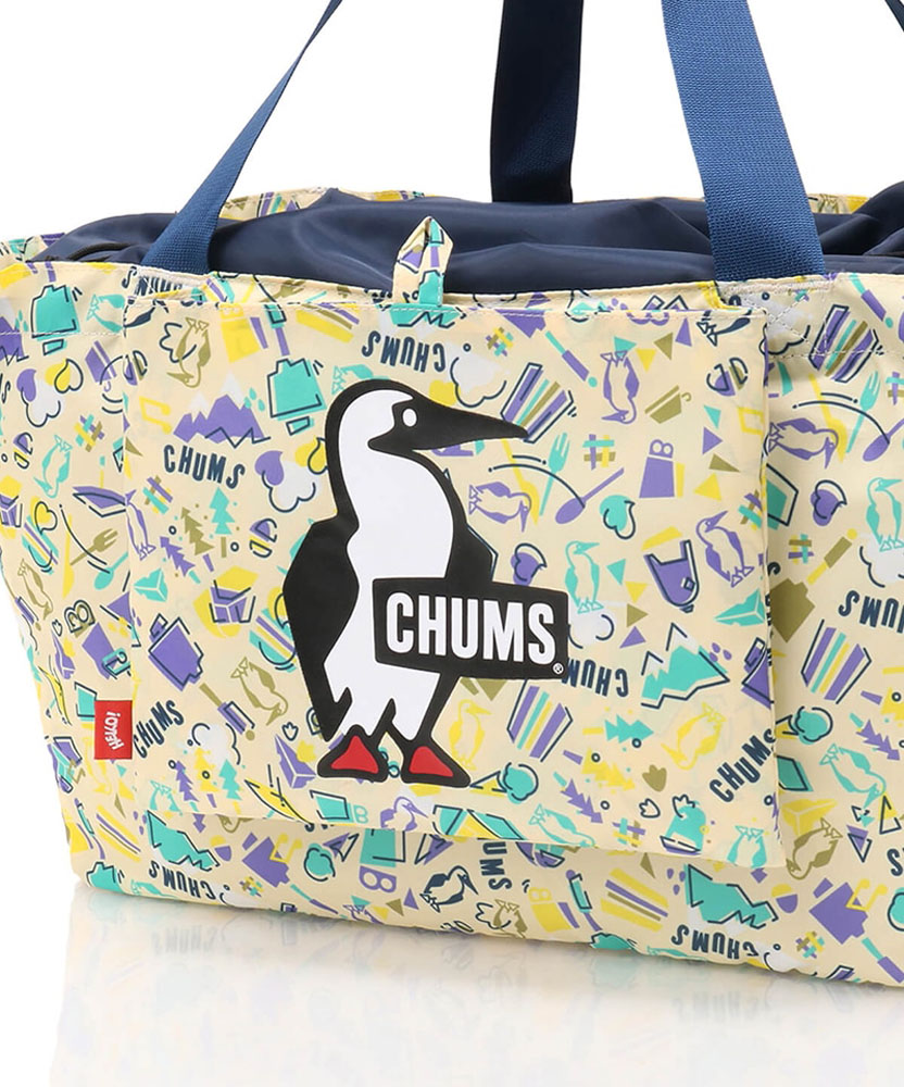 チャムス レジカゴエコバッグ エコバッグ レジかご Eco Bag バッグ 鞄 軽量 買い物 収納 コンパクト ポケット付き かわいい CH603055 Z191