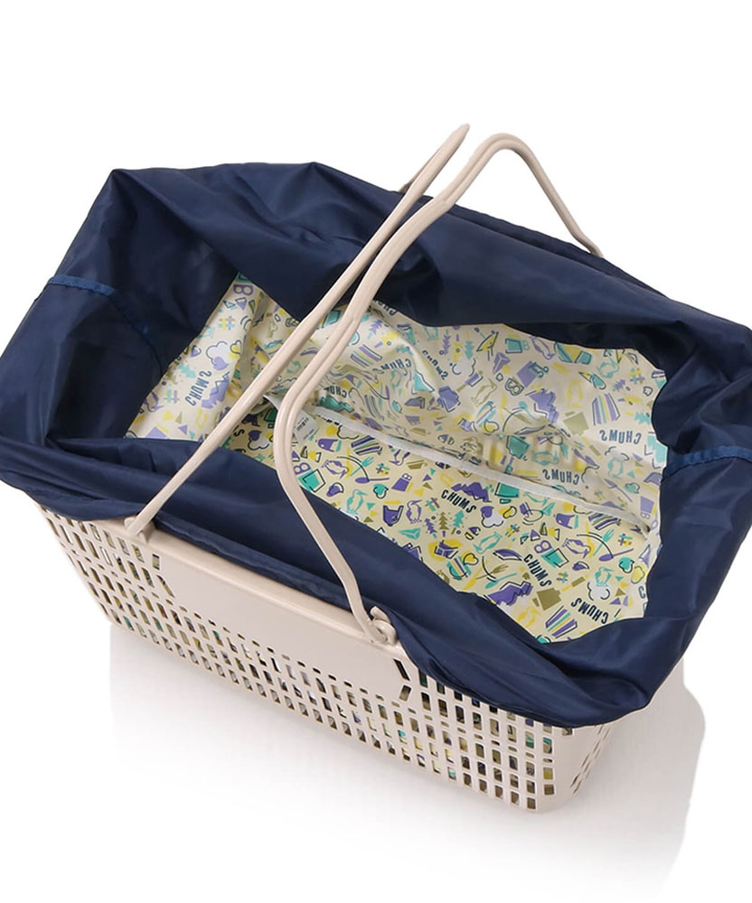 チャムス レジカゴエコバッグ エコバッグ レジかご Eco Bag バッグ 鞄 軽量 買い物 収納 コンパクト ポケット付き かわいい CH603055 Z191