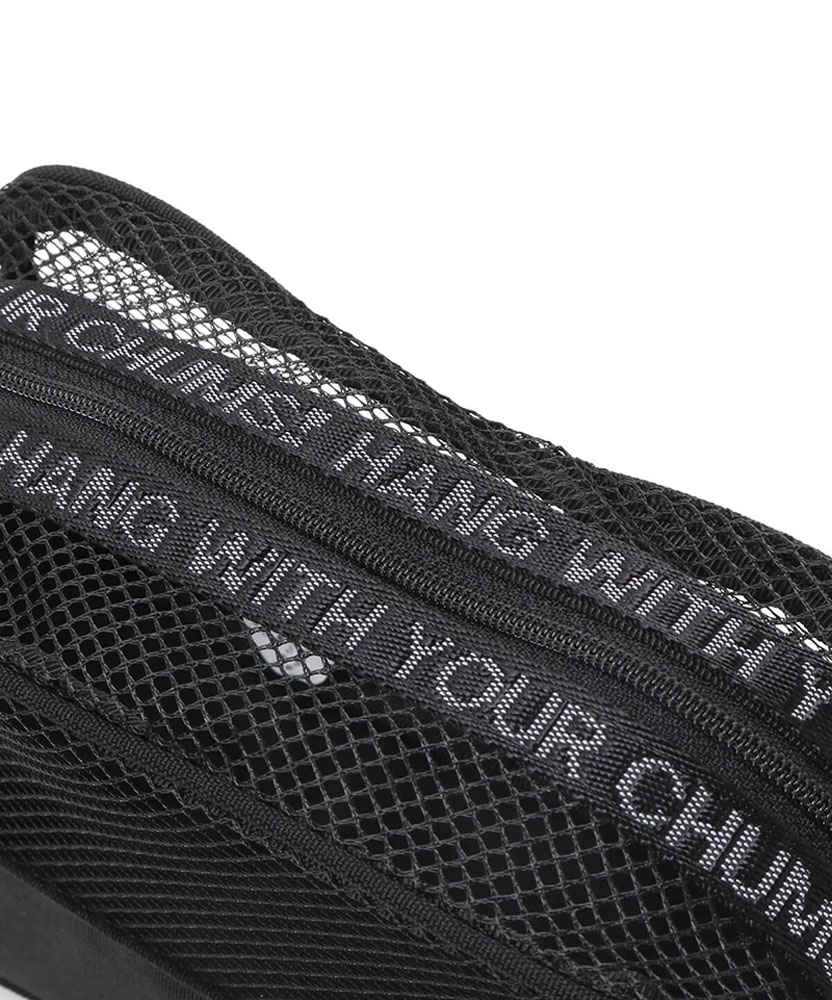 チャムス メッシュアップポーチ Mesh Up Pouch ポーチ メッシュ 登山 キャンプ フェス 旅行 軽量 メイクポーチ レジャー トラベル CH603183 K001