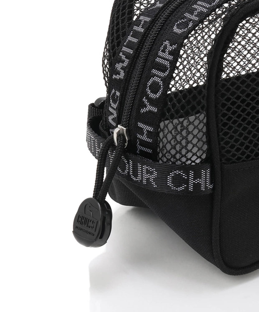 チャムス メッシュアップポーチ Mesh Up Pouch ポーチ メッシュ 登山 キャンプ フェス 旅行 軽量 メイクポーチ レジャー トラベル CH603183 K001