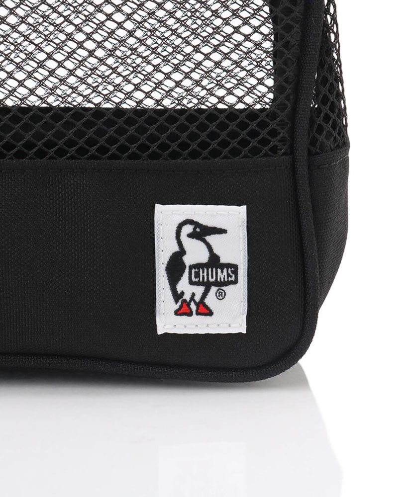 チャムス メッシュアップポーチ Mesh Up Pouch ポーチ メッシュ 登山 キャンプ フェス 旅行 軽量 メイクポーチ レジャー トラベル CH603183 K001