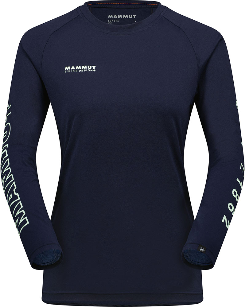 MAMMUT マムート レディース ロングTシャツ QD Logo Print Longsleeve T-shirts AF Women ウィメンズ Tシャツ 長そで ロンT 1016-01040