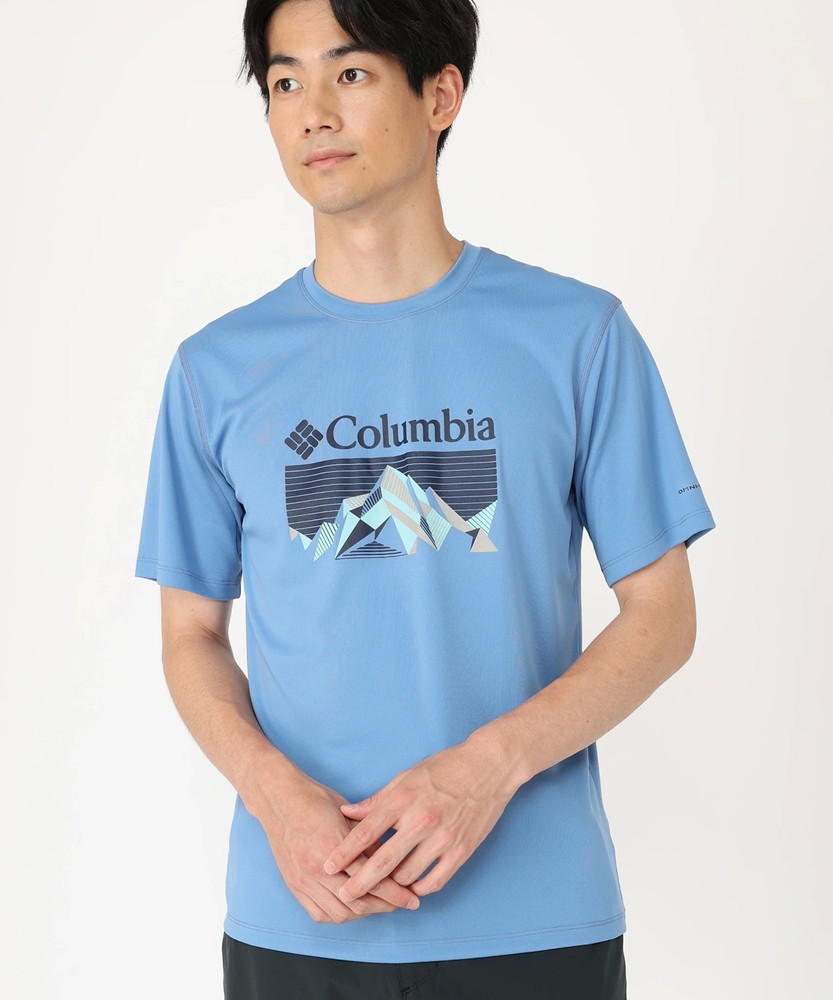 COLUMBIA メンズ 半袖Tシャツ 半袖シャツ ゼロルール M グラフィック ショートスリーブシャツ AJ6463