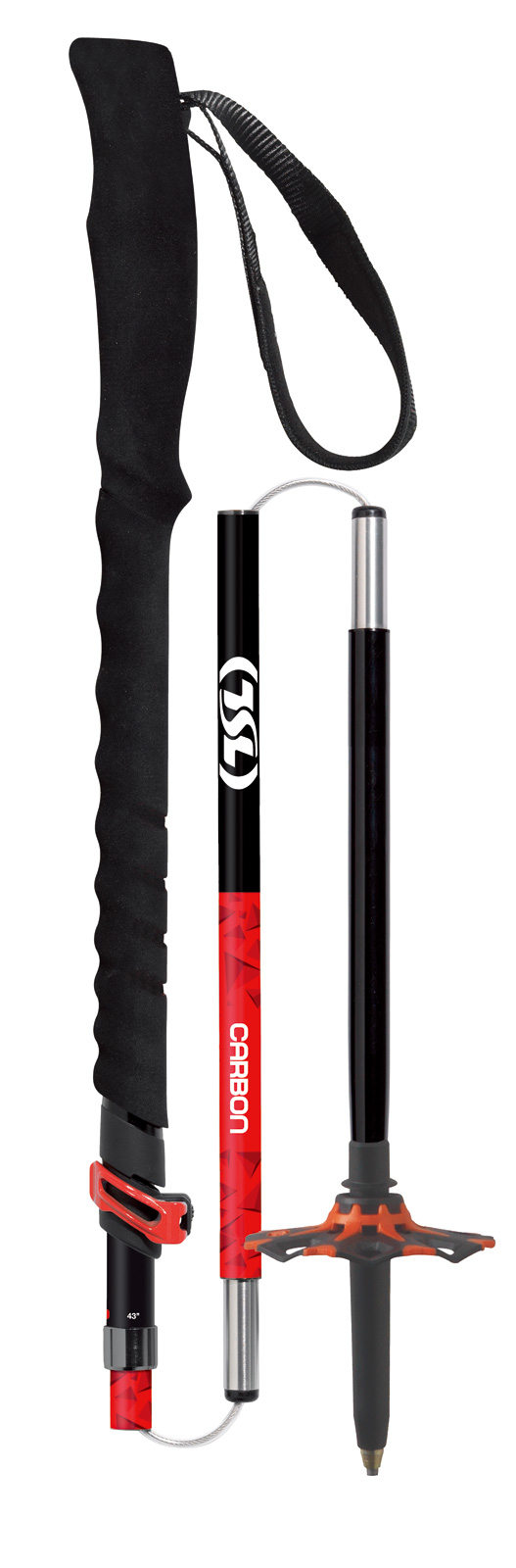 ティーエスエル TOUR CARBON 5 トレッキングポール PFBTOC5SW