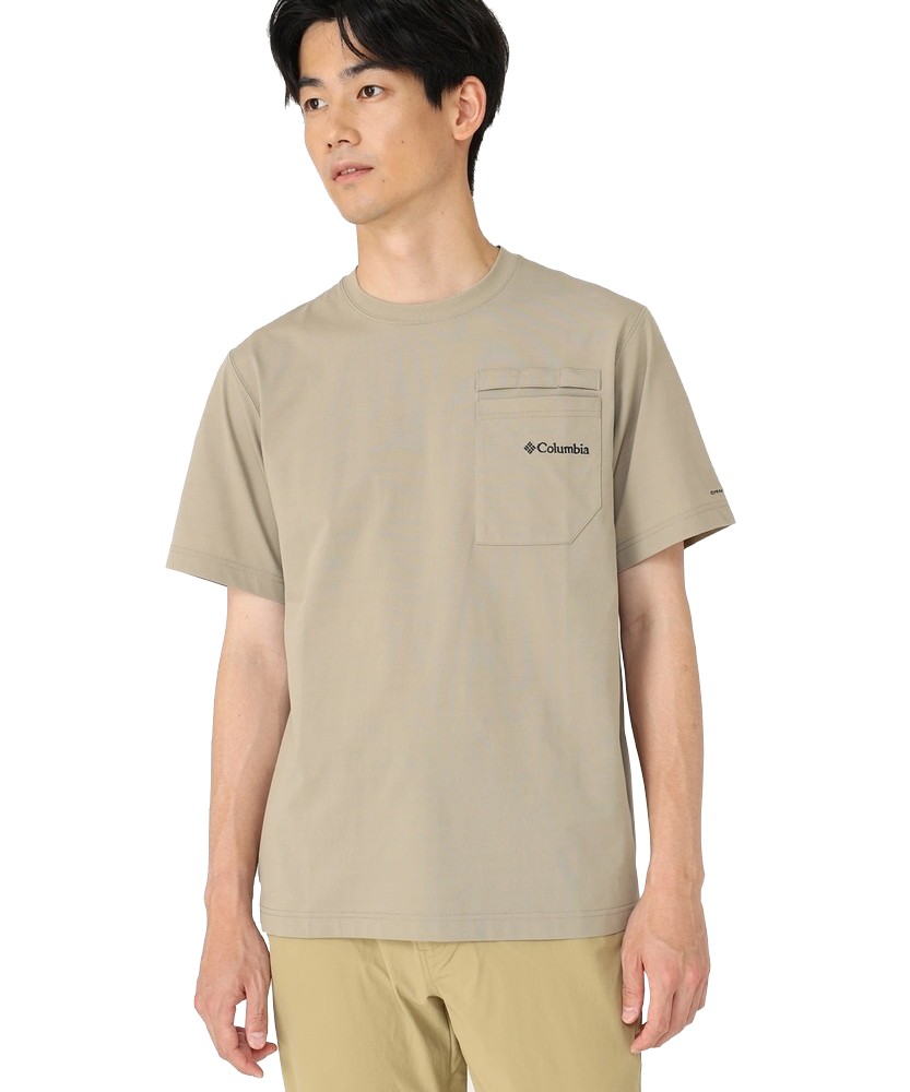 COLUMBIA メンズ レディース 半袖Tシャツ 半袖シャツ マウンテンズアーコーリングショートスリーブTシャツ PM0061