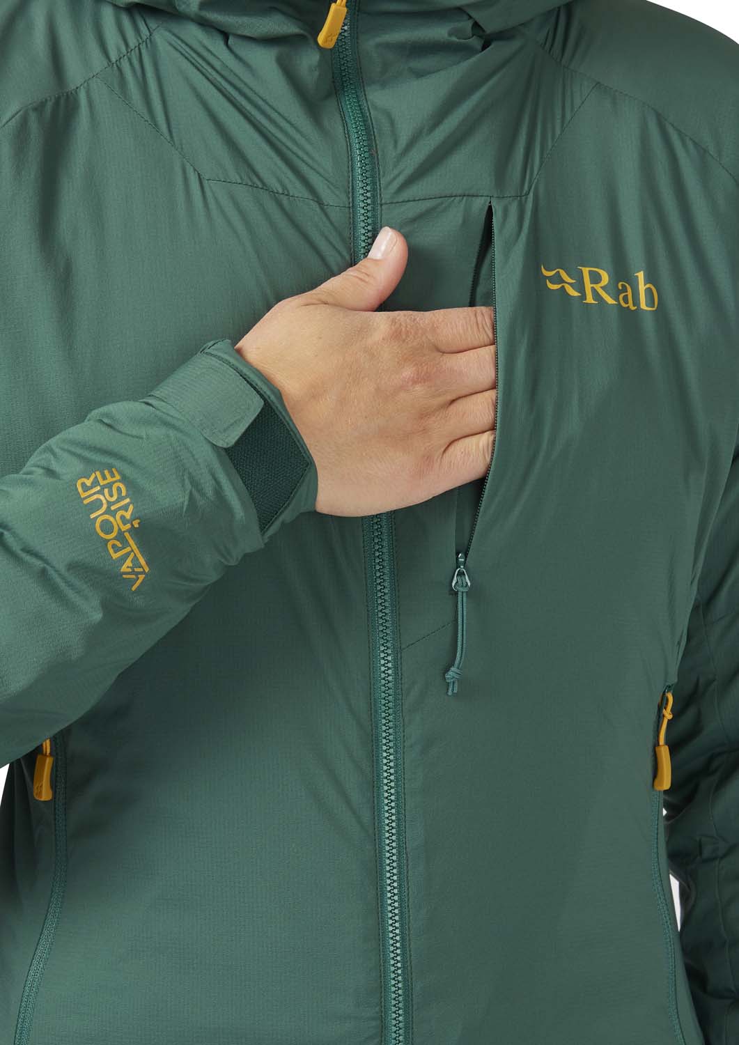 Rab レディース　アウトドア　シェルジャケット　フード　VR Summit Jacket Wmns QVR-85