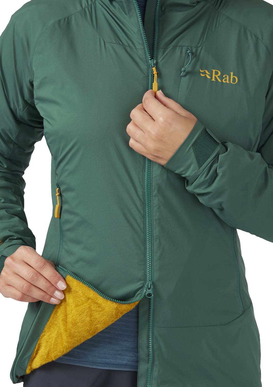 Rab レディース　アウトドア　シェルジャケット　フード　VR Summit Jacket Wmns QVR-85