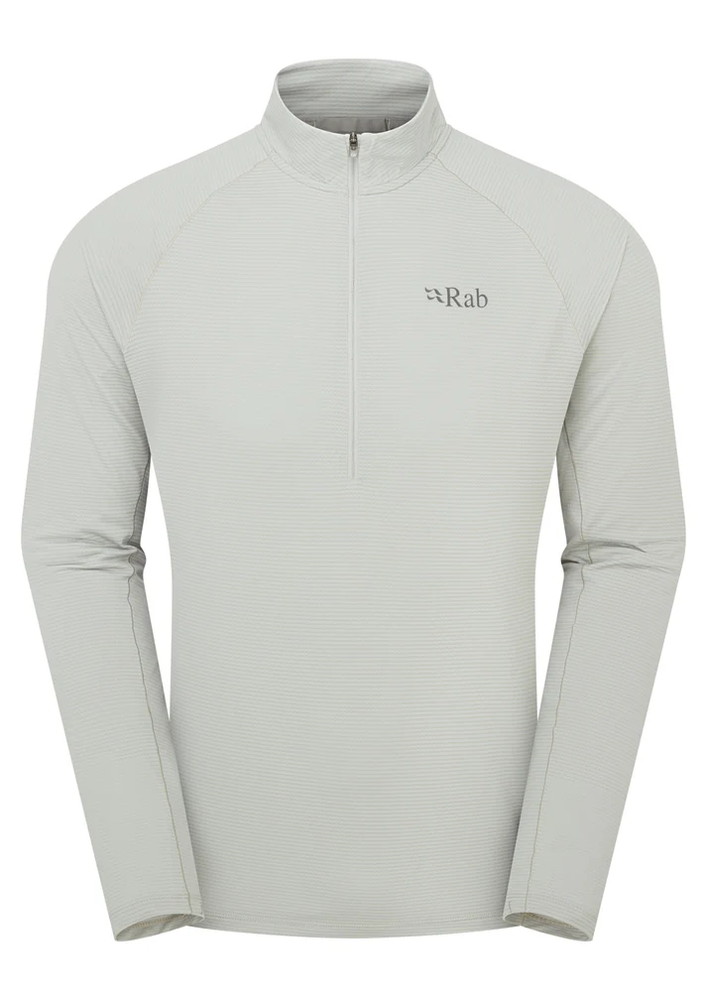 Rab メンズ 長袖ハーフジップシャツ 長袖シャツ ソニックLSジップ Sonic LS Zip QBL-03