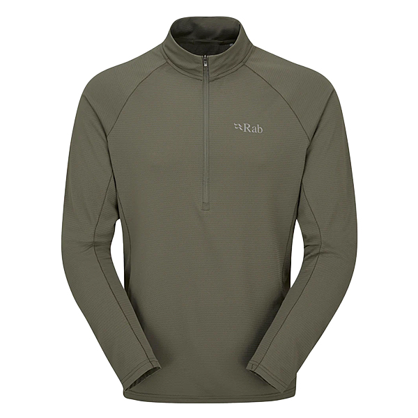 Rab ラブ Sonic LS Zip メンズ 長袖 ジップシャツ QBL-03