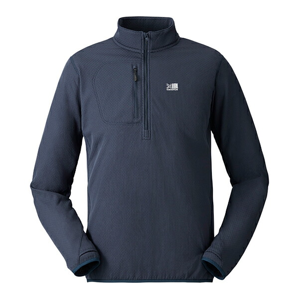 カリマー octa thermal half-zip メンズ 長袖 ジップシャツ 101596