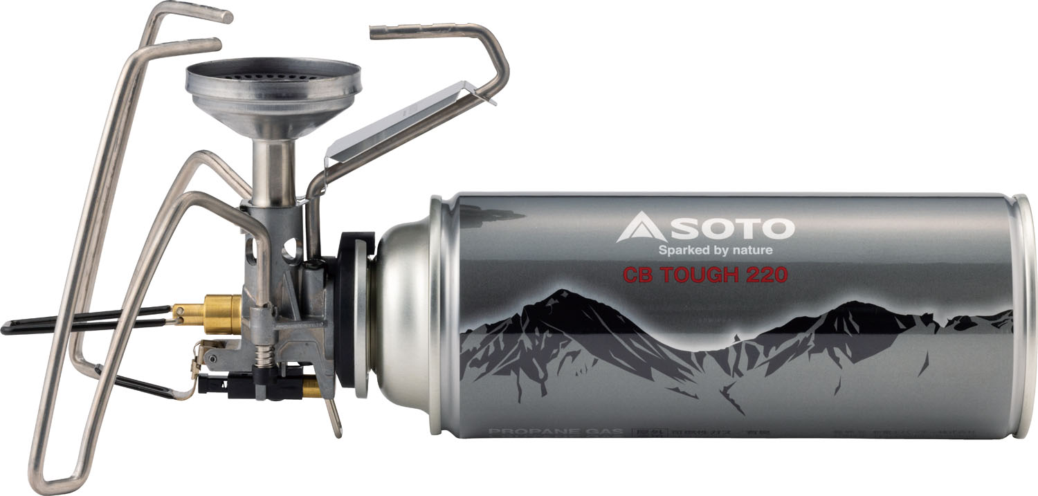 SOTO レギュレーターストーブTriTrail SOTO ソト アウトドア用 バーナー キャンプ 登山 トレッキング 軽量 耐風性 カセットボンベ ST-350