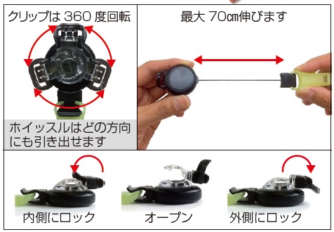 YCM クリップホイッスルリール付　No.CPR47 CPR-47