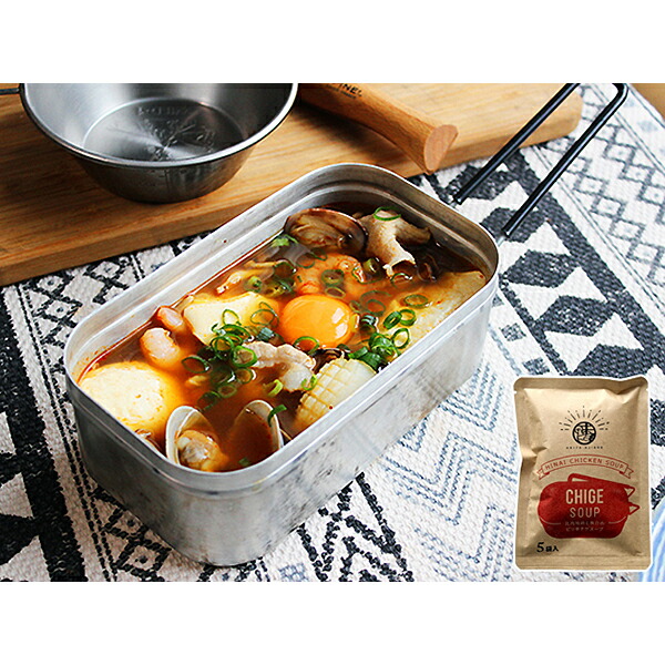 アキタアジショウ 比内地鶏と魚介のピリ辛チゲスープ 18g×5袋入 スープ DF-8302
