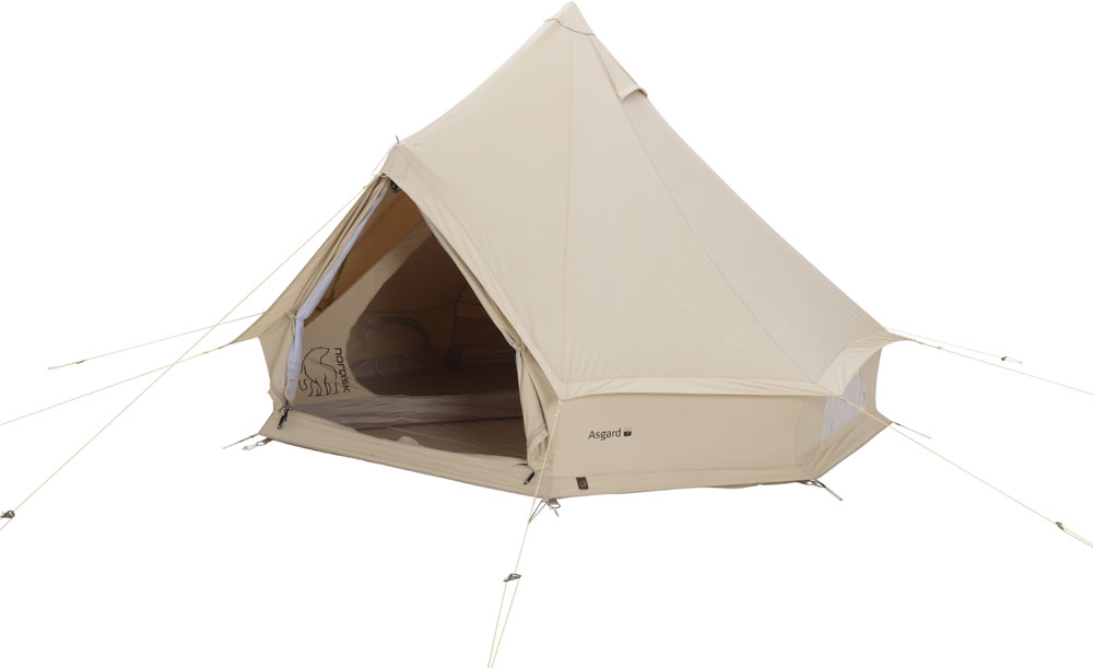 NORDISK アウトドア キャンプ テント 窓付き Asgard 7.1 Technical Cotton Tent 242012