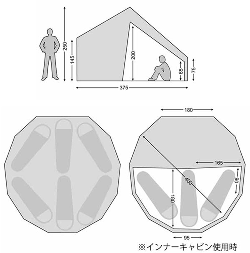 NORDISK アウトドア キャンプ テント  Asgard 12.6 Technical Cotton Tent 242023