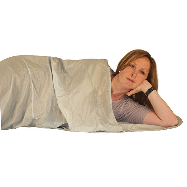 トラベルセーフ スリーピングバッグ インレットマイクロファイバー レクタンギュラー 寝袋 シュラフ インナーシーツ TS03060010