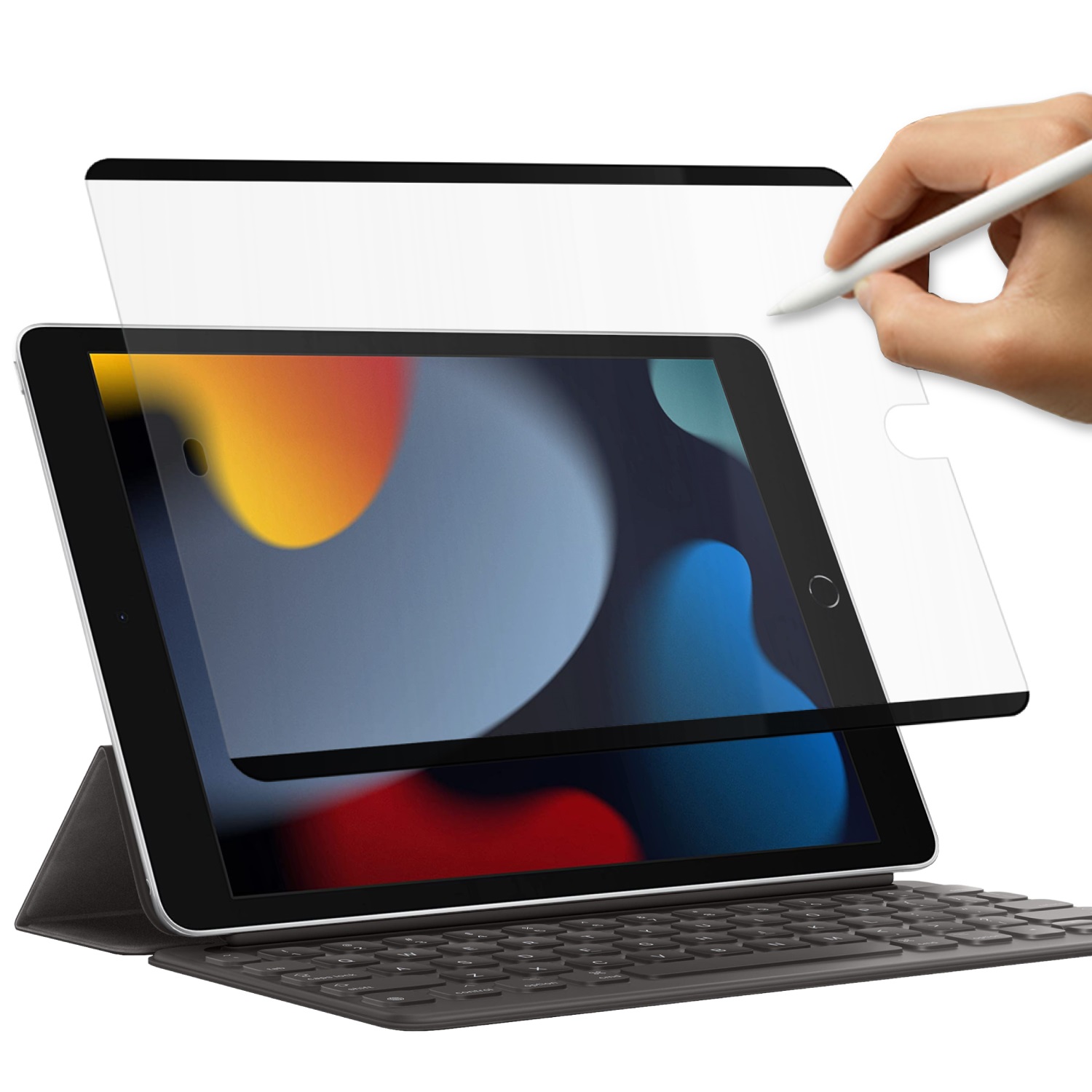 LOE(ロエ) iPad Air 5 iPad 10.2 iPad Pro 11/12.9 iPad mini 6 保護 フィルム ナノサクション式 上質紙に書いているようなペーパーセンスフィルム | LOE | 01