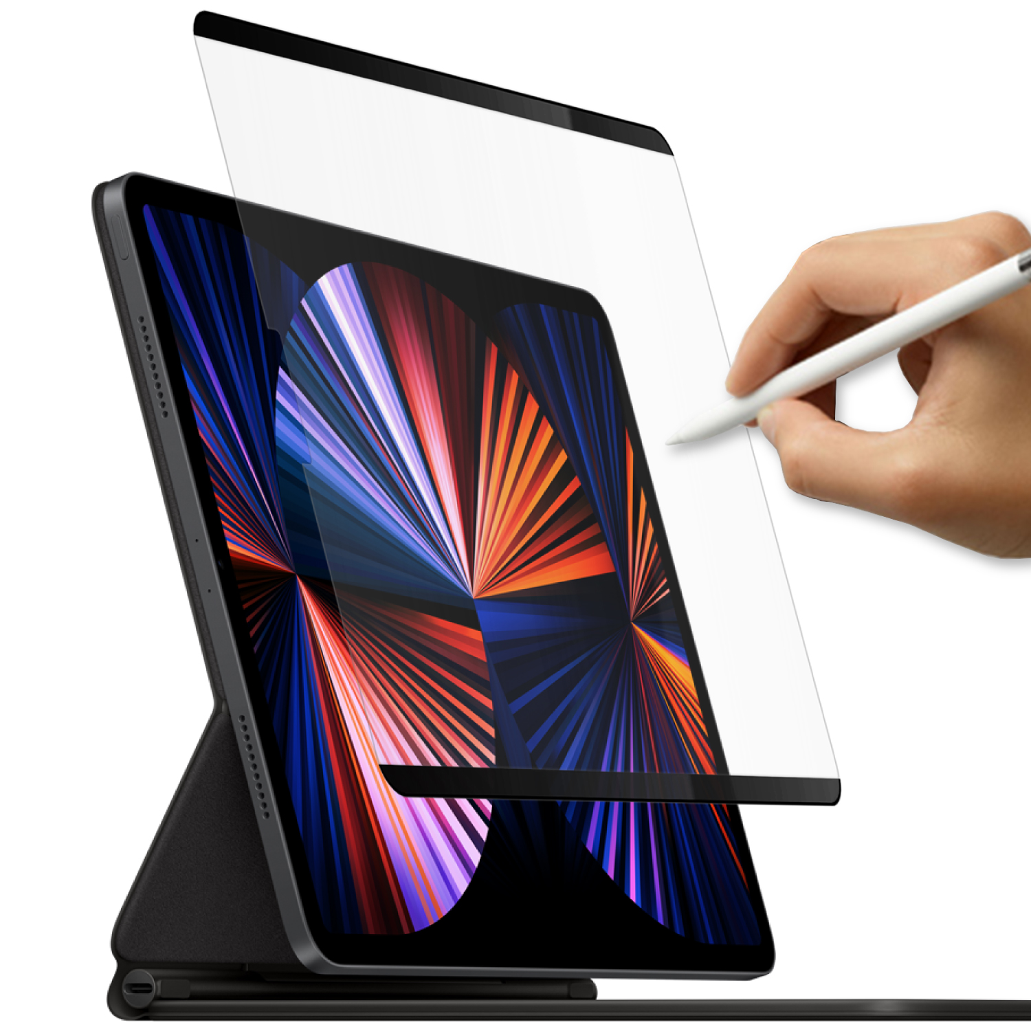 LOE(ロエ) iPad Air 5 iPad 10.2 iPad Pro 11/12.9 iPad mini 6 保護 フィルム ナノサクション式 上質紙に書いているようなペーパーセンスフィルム | LOE | 02