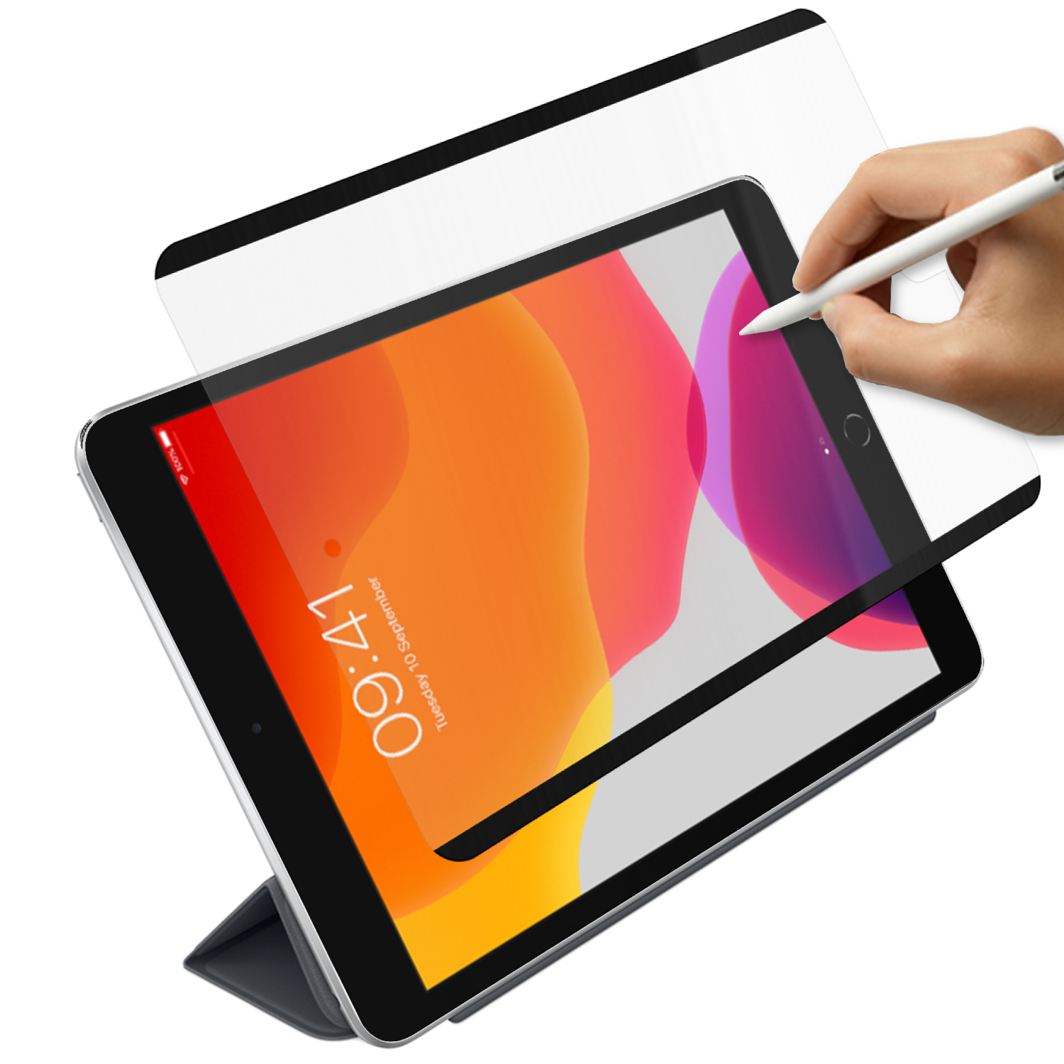 LOE(ロエ) iPad Air 5 iPad 10.2 iPad Pro 11/12.9 iPad mini 6 保護 フィルム ナノサクション式 上質紙に書いているようなペーパーセンスフィルム | LOE | 04