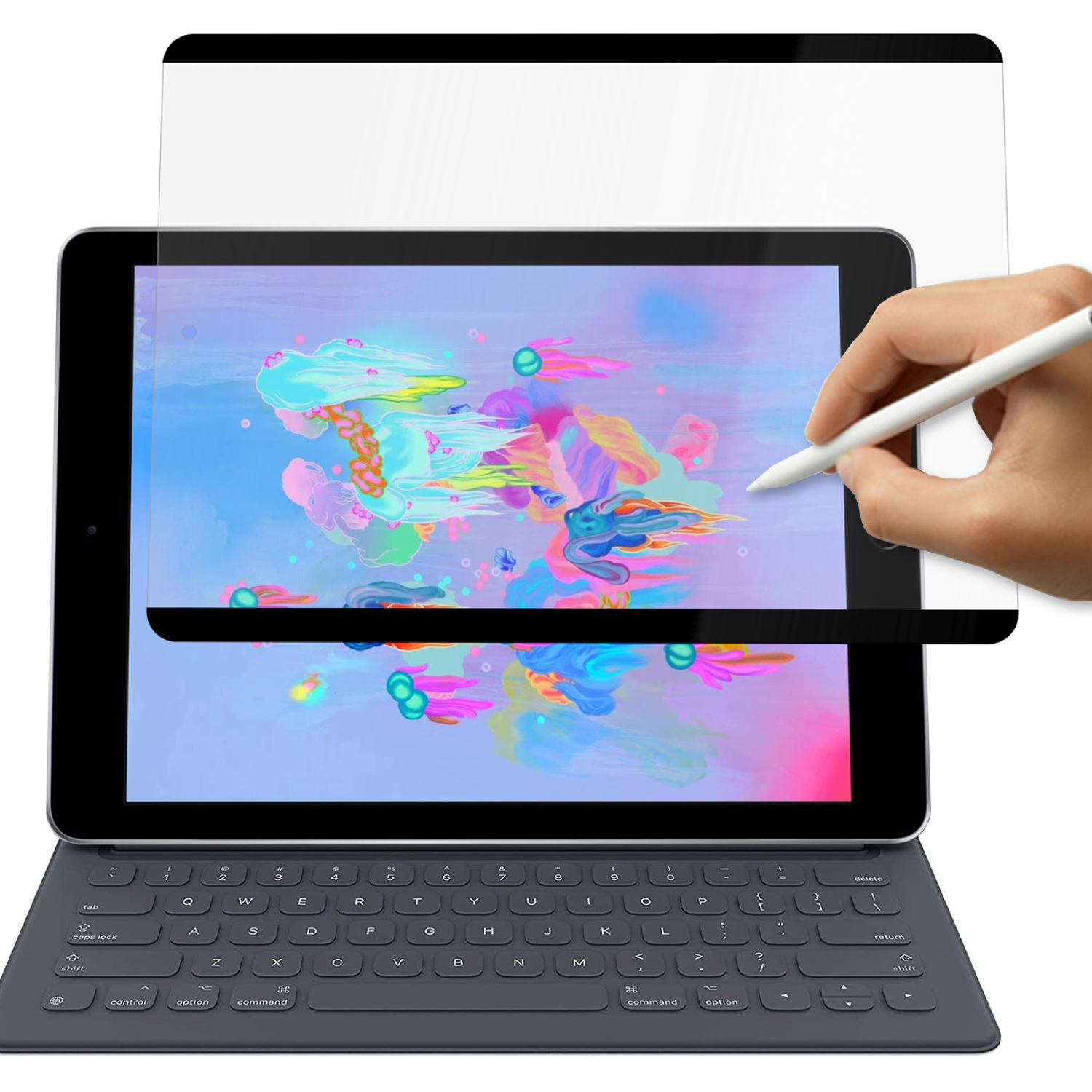 LOE(ロエ) iPad Air 5 iPad 10.2 iPad Pro 11/12.9 iPad mini 6 保護 フィルム ナノサクション式 上質紙に書いているようなペーパーセンスフィルム | LOE | 05
