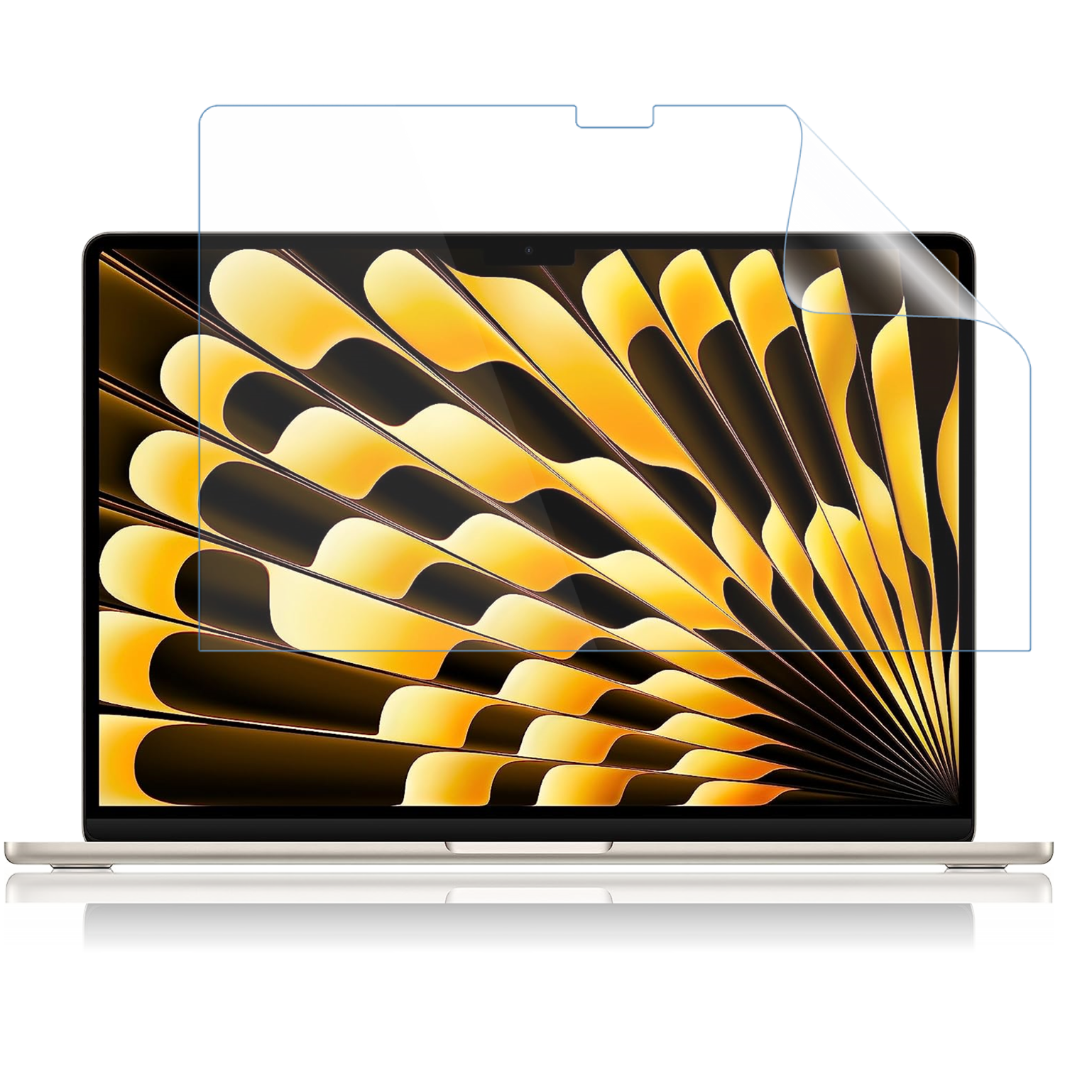 抗菌 ブルーライトカット MacBook Air Pro 液晶 保護フィルム 反射防止 着色が薄くて見やすさを損なわない フィルム 13インチ 14インチ 15インチ 16インチ M1 M2｜loe｜06