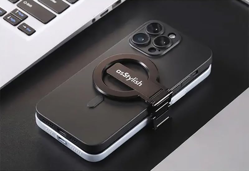 スマホスタンド Mini スマホ2台 同時使用可能 角度調整可能 磁気吸着