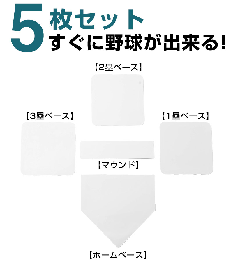 野球 ベース 5点セット ホームベース ソフトボール 体育用品 塁ベース グランド用品 硬式 軟式 送料無料 :  lg-baseball-homebaseset : ロジック(Logic)Yahoo!店 - 通販 - Yahoo!ショッピング