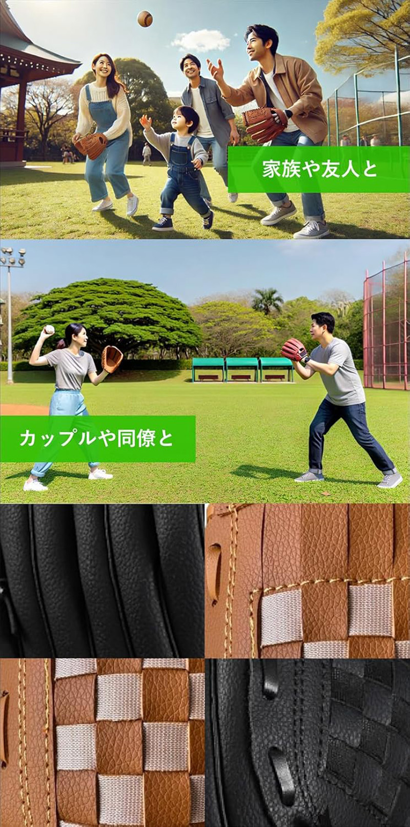 グローブセット 大人用 グローブ2つ 野球ボール付き 12.5インチ 右投げ 