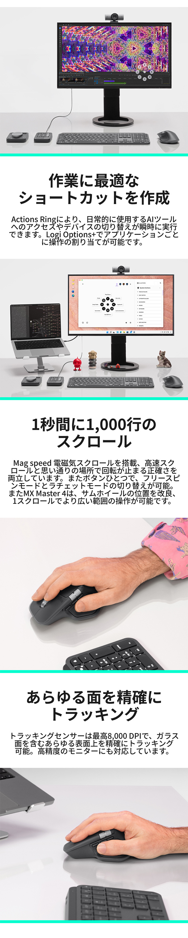 logicool（ロジクール） 新製品 MX MASTER 4 アドバンスド ワイヤレス