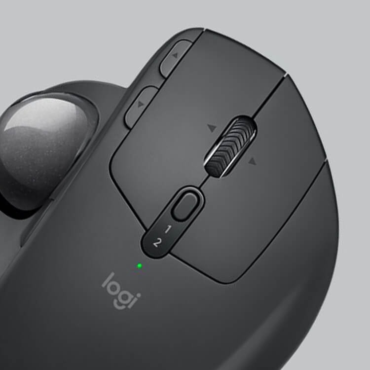 ロジクール ワイヤレスマウス トラックボール 無線 MX ERGO MXTB1s Unifying Bluetooth 8ボタン 高速充電式 通販 