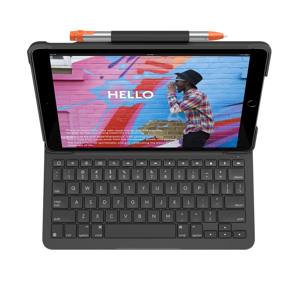 iPad 第7世代 第8世代 第9世代 用 キーボード SLIM FOLIO ロジクール