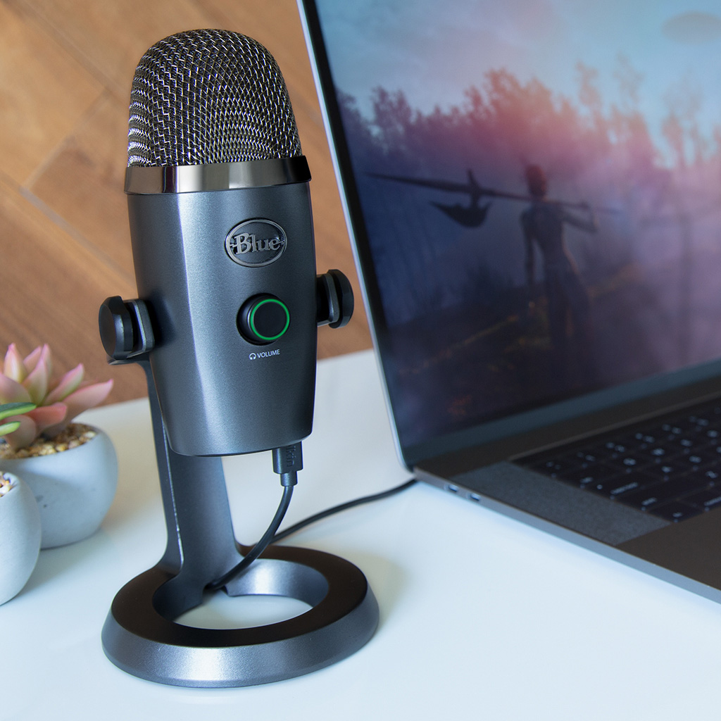 USB コンデンサー マイク Logicool G Blue Yeti Nano BM300SG シャドー